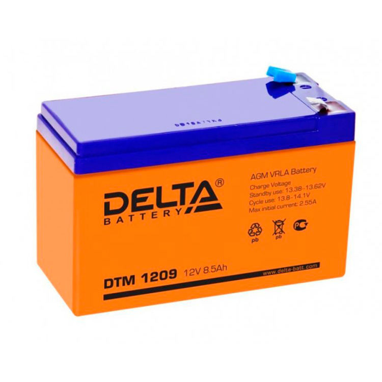 Аккумулятор DTM 12В/9 А/ч Delta