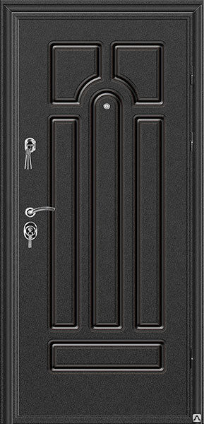 Дверь металлическая входная ПР2 Соломон Муар 8019 (980)