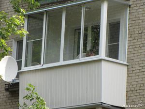 Балконы алюминий холодный профиль