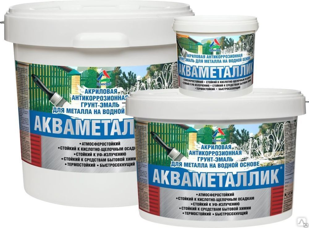 Акваметаллик-Грунт — акриловая грунтовка по металлу (матовая) купить за ...