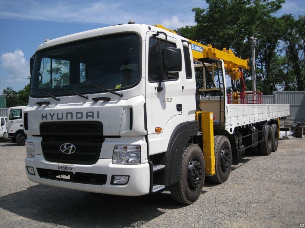 Манипулятор Hyundai г/п 6 тонн, с КМУ г/п 3 тонн в аренду