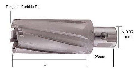 Сверло корончатое с твердосплавными зубьями (TST), хв-к универсальный, D=24, L=200 HC200