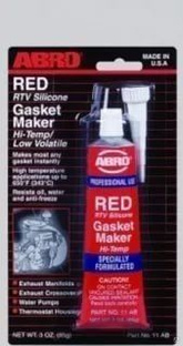 Герметик Abro Gasket Maker RED USA высокотемпературный (85 гр.) 