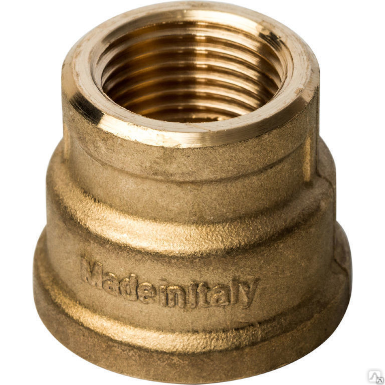 Муфта резьбовая 1/2 * 3/4 STOUT ИТАЛИЯ, цена в Иркутске от компании ООО ...