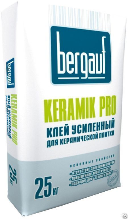 Клей облицовки печей keramik termo 25 кг bergauf