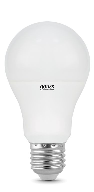 Лампа светодиодная LED 10вт Е27 белый Gauss
