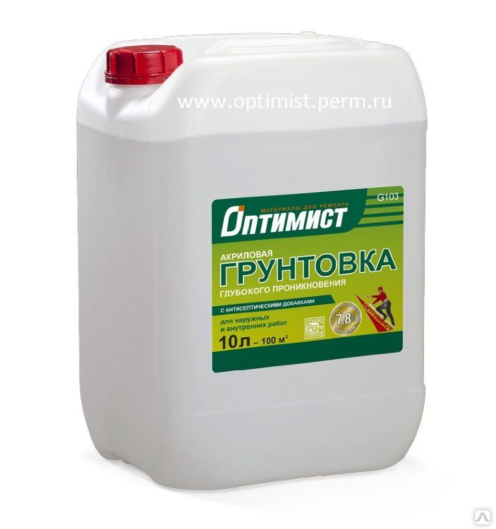  глубокого проникновения (10 л) G103 ТМ ОПТИМИСТ, цена в Перми .