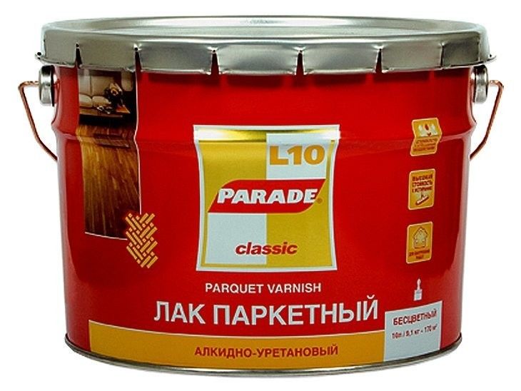 Лак паркетный tikkurila parketti assa 10л