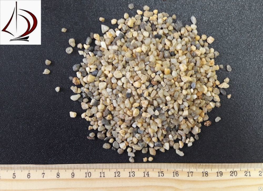 Песок кварцевый фракции 2,5-5,0 в мешках по 25 кг