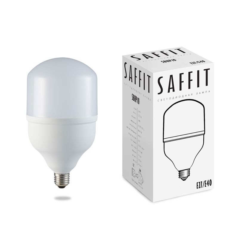 Лампа светодиодная LED 50вт Е27/Е40 дневной Saffit