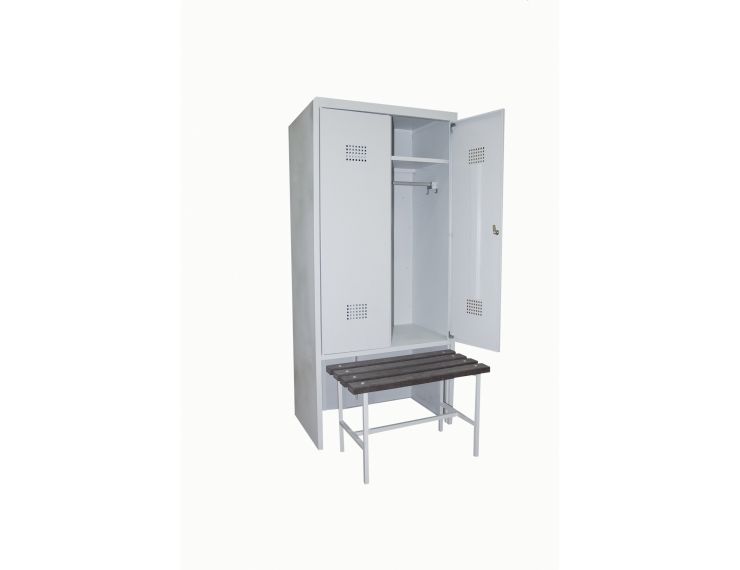 Шкаф гардеробный с выдвижной скамьёй ШГС/600 СК Компания Сотня