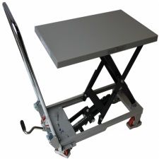 Мешкоопрокидыватель стол-подъемник пневматический МГ, окрашенное исполнение