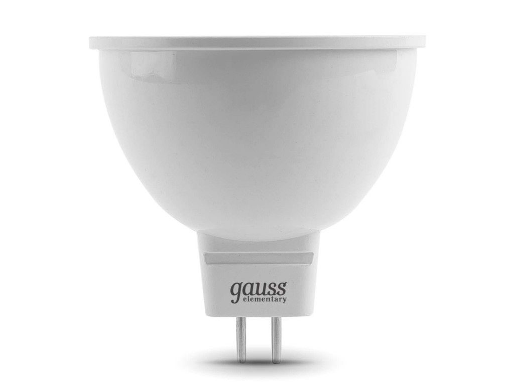 Лампа светодиодная LED 5,5вт 230в GU5.3 белый Gauss