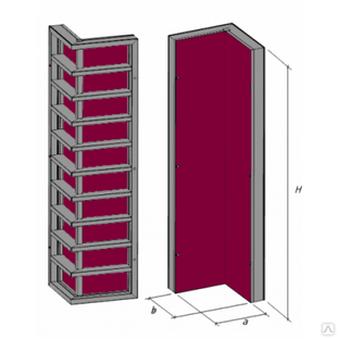 Щит угловой наружный для опалубки