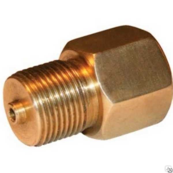 Переходник для манометра М12х1,5/G 1/4 латунь, цена в Перми от компании ...