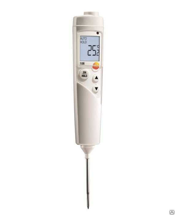 Термометр для пищевого сектора с поверкой компактный Testo 106