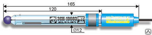 Лабораторный комбинированный pH-электрод общего назначения ЭСК-10603/7 К80.