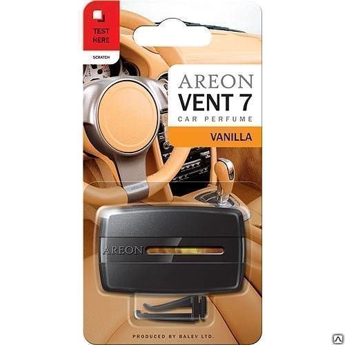Ароматизатор Ареон на дефлектор VENT 7 "ваниль" VANILLA (AREON)