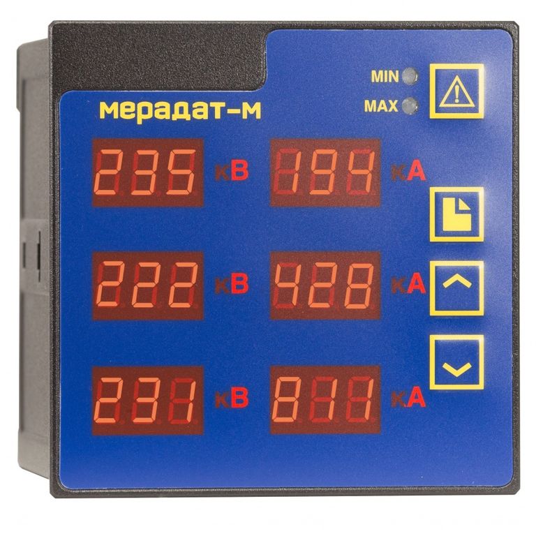 Мерадат-М3ВА1 Электронный регистратор силы перемен. тока и напряжения трехф