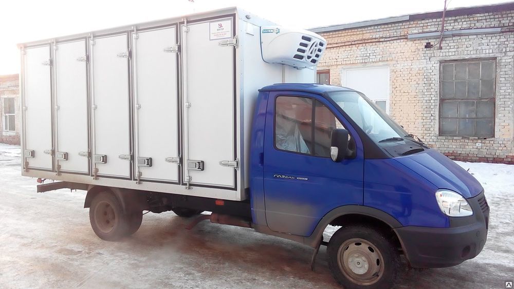 Хлебный фургон ГАЗ-3302 с холодильной установкой, 128 лотков
