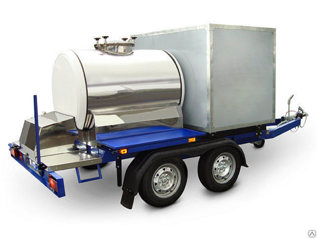 Прицеп-цистерна 700 литров с изотермическим фургоном
