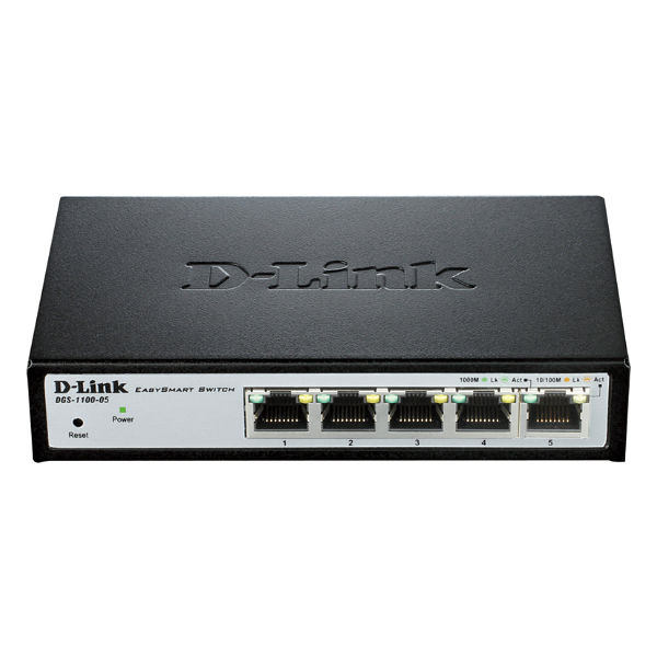 Коммутатор 5port D-Link DGS-1100-05, 1000Mbit