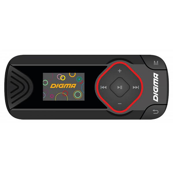 MP3-плеер Digma R3 8Gb, FM 0.8" черный