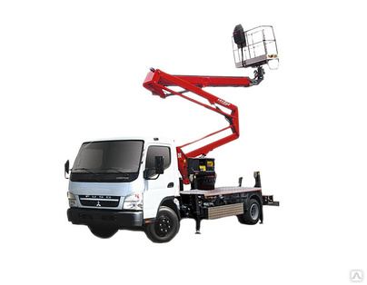 Аренда автовышки вездеход 28 метров телескопическая, цена от 1 200 до 4 500  руб./ч в Уфе от компании ООО "Спецстрой"