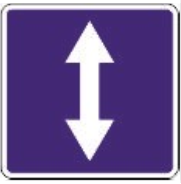 Дорожный знак 5.8 "Реверсивное движение"