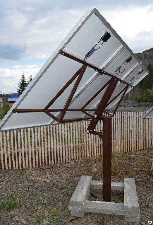 Трекер для солнечных панелей
