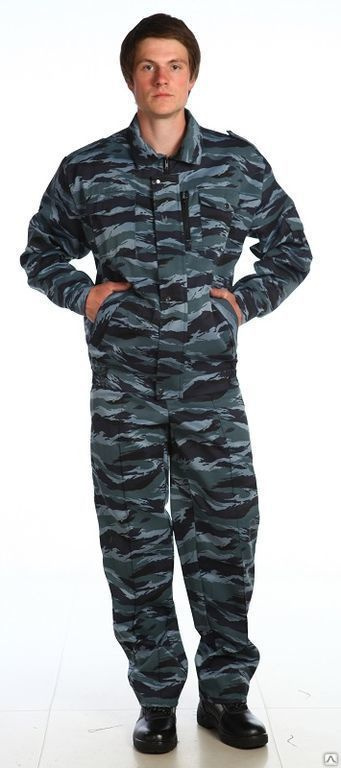 Костюм Охранник: куртка, брюки КМФ серый по цене 1 453 руб. в Омске. 