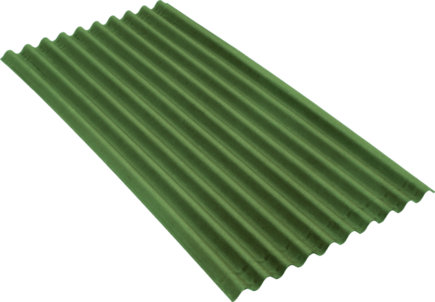 Ондулин SMART зеленый (Onduline) лист 1,95х0,95 м. АрхЛес