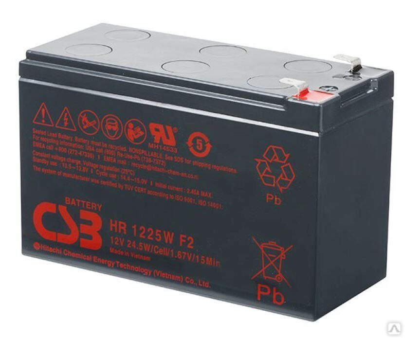 Аккумулятор csb gp1272 f2. Аккумулятор csb gp1272 f2