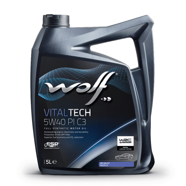 Масло моторное Wolf VitalTech PI C3 5W-40 (5 л), цена в Санкт-Петербурге от компании ТехноПарк